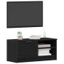 Gabinete de TV 2 pcs Negro 80 x 35 x 36.5 cm