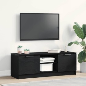 Gabinete de TV Negro 102 x 35 x 36.5 cm Madera contrachapada