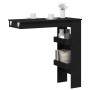 Mesa de Bar de Pared Roble Negro 102 x 45 x 103,5 cm
