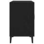 Vitrina con cajón Negro 100 x 36 x 60 cm Madera contrachapada