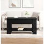 Mesa de Café Roble negro 101 x 49 x 52 cm Madera contrachapada