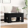 Mesa de Café Roble negro 79 x 49 x 41 cm Madera contrachapada