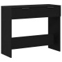 Mesa Consola Roble negro 90 x 36 x 75 cm Madera contrachapada