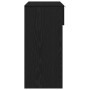 Mesa Consola Roble negro 90 x 36 x 75 cm Madera contrachapada