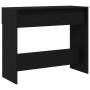 Mesa Consola Roble negro 90 x 36 x 75 cm Madera contrachapada
