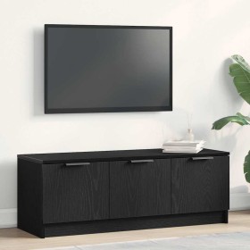 Mueble de TV Roble negro 102 x 35 x 36.5 cm