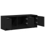 Mueble de TV Roble negro 102 x 35 x 36.5 cm