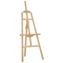 Solid pine wood painting easel 53.5x95x127 cm by vidaXL, Office easels - Ref: Foro24-30220, Price: 25,03 €, Discount: %
