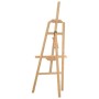 Solid pine wood painting easel 53.5x95x127 cm by vidaXL, Office easels - Ref: Foro24-30220, Price: 25,03 €, Discount: %