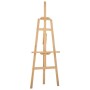 Solid pine wood painting easel 53.5x95x127 cm by vidaXL, Office easels - Ref: Foro24-30220, Price: 25,03 €, Discount: %