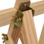 Solid pine wood painting easel 53.5x95x127 cm by vidaXL, Office easels - Ref: Foro24-30220, Price: 25,03 €, Discount: %