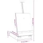 Solid pine wood desktop easel 27x43x68 cm by vidaXL, Office easels - Ref: Foro24-30226, Price: 29,96 €, Discount: %
