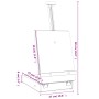 Tischstaffelei aus massivem Kiefernholz, 27 x 43 x 68 cm von vidaXL, Bürostaffeleien - Ref: Foro24-30226, Preis: 30,56 €, Rab...