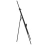 Solid black pine wood painting easel 53.5x95x127 cm by vidaXL, Office easels - Ref: Foro24-30221, Price: 32,61 €, Discount: %