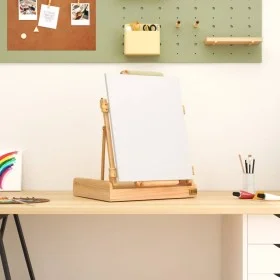 Tabletop easel with pine wood drawer 41.5x37x12 cm by vidaXL, Office easels - Ref: Foro24-30229, Price: 62,82 €, Discount: %