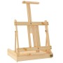 Tabletop easel with pine wood drawer 41.5x37x12 cm by vidaXL, Office easels - Ref: Foro24-30229, Price: 61,35 €, Discount: %