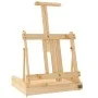 Tabletop easel with pine wood drawer 41.5x37x12 cm by vidaXL, Office easels - Ref: Foro24-30229, Price: 62,82 €, Discount: %