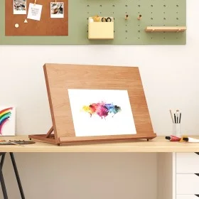 Solid beech wood desktop easel 65x48x7 cm by vidaXL, Office easels - Ref: Foro24-30227, Price: 45,10 €, Discount: %