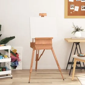 Solid beech wood painting easel 81x121x173 cm by vidaXL, Office easels - Ref: Foro24-30224, Price: 92,25 €, Discount: %