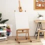 Solid beech wood painting easel 55x53.5x178 cm by vidaXL, Office easels - Ref: Foro24-30223, Price: 94,54 €, Discount: %