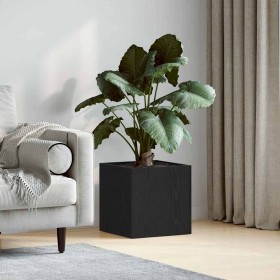 Caja de Macetas Roble negro 40 x 40 x 40 cm