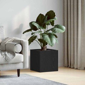 Caja de Macetas Roble negro 40 x 40 x 40 cm