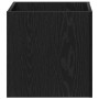 Caja de Macetas Roble negro 40 x 40 x 40 cm
