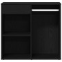 Gabinete de Cosméticos con cajón Roble Negro 80 x 40 x 75 cm en Armarios y almacenamiento | Comprar online en Foro24