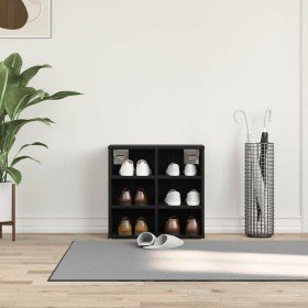 Armario Zapatero con estante Roble Negro 52 x 30 x 50,5 cm en Zapateros y organizadores de calzado | Comprar online en Foro24