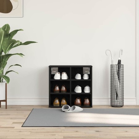 Zapatero Roble negro 52 x 30 x 50.5 cm Madera contrachapada