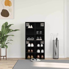 Armario Zapatero 2 pcs Roble Negro 52 x 30 x 50,5 cm en Zapateros y organizadores de calzado | Comprar online en Foro24