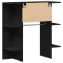 Gabinete de pasillo con estante Roble negro 97.5 x 37 x 99 cm