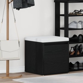 Cómoda Roble negro 40.5 x 40 x 40 cm Madera contrachapada