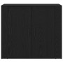 Sideboard Roble negro 80 x 33 x 70 cm Madera contrachapada