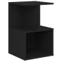 Mesita de noche madera contrachapada negro 35x35x55 cm de vidaXL, Mesitas de noche - Ref: Foro24-806348, Precio: 30,42 €, Des...