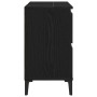 Mueble de lavabo con cajón Roble negro 80 x 33 x 60 cm