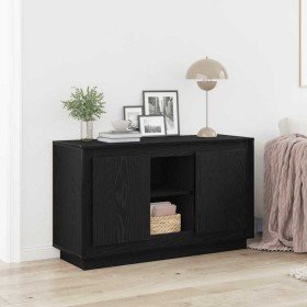 Vitrina Roble Negro 102 x 35 x 60 cm Madera contrachapada en Aparadores | Comprar online en Foro24