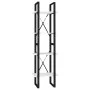 4-stöckiges Sperrholzregal weiß 40x30x140 cm von vidaXL, Bücherregale und Regale - Ref: Foro24-806417, Preis: 63,69 €, Rabatt: %
