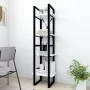 4-stöckiges Sperrholzregal weiß 40x30x140 cm von vidaXL, Bücherregale und Regale - Ref: Foro24-806417, Preis: 63,69 €, Rabatt: %