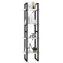 4-stöckiges Sperrholzregal weiß 40x30x140 cm von vidaXL, Bücherregale und Regale - Ref: Foro24-806417, Preis: 64,49 €, Rabatt: %