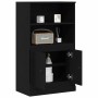 Highboard Roble Negro 60 x 35.5 x 103.5 cm Madera contrachapada