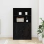 Highboard Roble Negro 60 x 35.5 x 103.5 cm Madera contrachapada