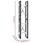 4-level white plywood bookshelf 40x30x140 cm by vidaXL, Bookcases and shelves - Ref: Foro24-806417, Price: 63,69 €, Discount: %