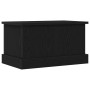 Caja de Almacenamiento Roble negro 50 x 30 x 28 cm