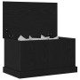 Caja de Almacenamiento Roble negro 70 x 40 x 28 cm en Baúles de almacenamiento | Comprar online en Foro24