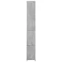 Armario baño madera contrachapada gris hormigón 25x26,5x170 cm de vidaXL, Muebles de baño - Ref: Foro24-808435, Precio: 52,36...