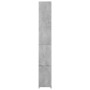 Badezimmerschrank aus betongrauem Sperrholz, 25 x 26,5 x 170 cm von vidaXL, Badezimmermöbel - Ref: Foro24-808435, Preis: 53,1...