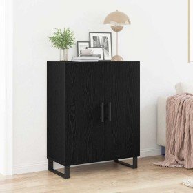 Sideboard Roble negro 69.5 x 34 x 90 cm Madera contrachapada