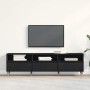 Gabinete de TV Roble negro 150 x 30 x 44.5 cm