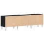 Gabinete de TV Roble negro 150 x 30 x 44.5 cm